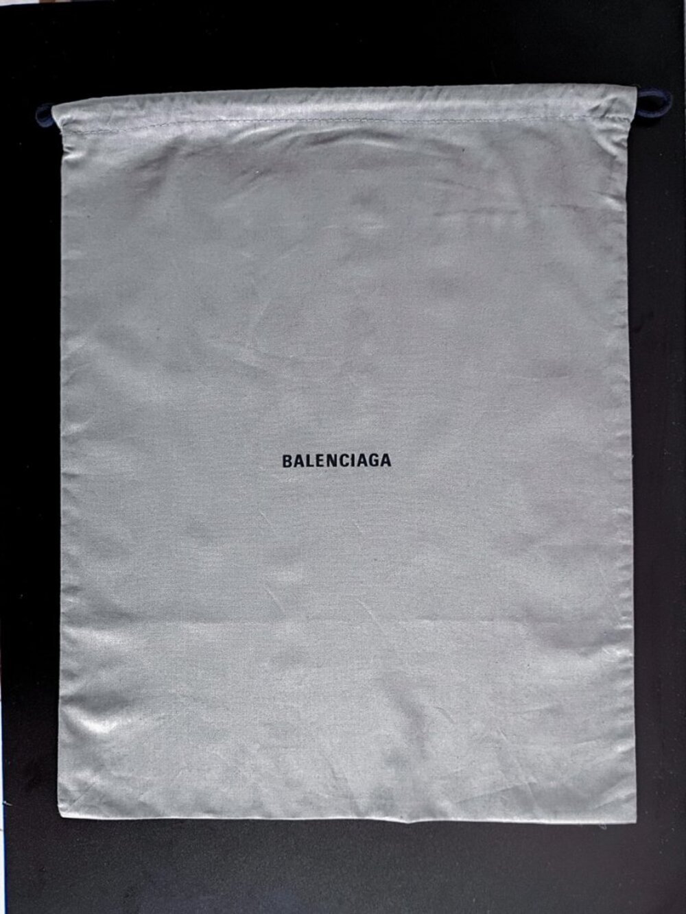 Balenciaga Gray Drawstring dust bag 14 x 18  MINT